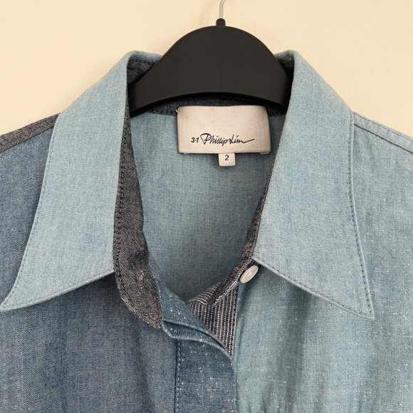 3.1 Phillip Lim Denim Patchwork Jumpsuit - Picture 4 of 4